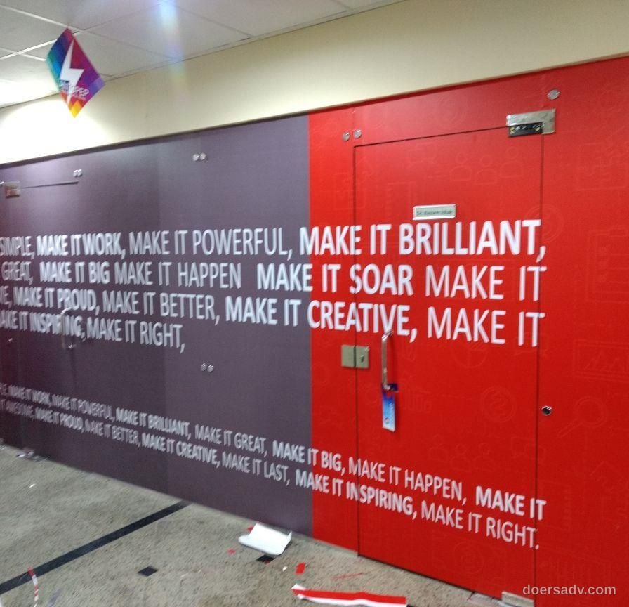 Mash Premier · Manifesto wall