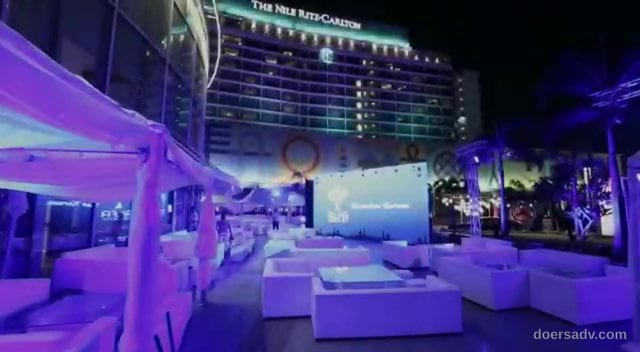 Alfa Medical City: terrace lounge at the Nile Ritz-Carlton